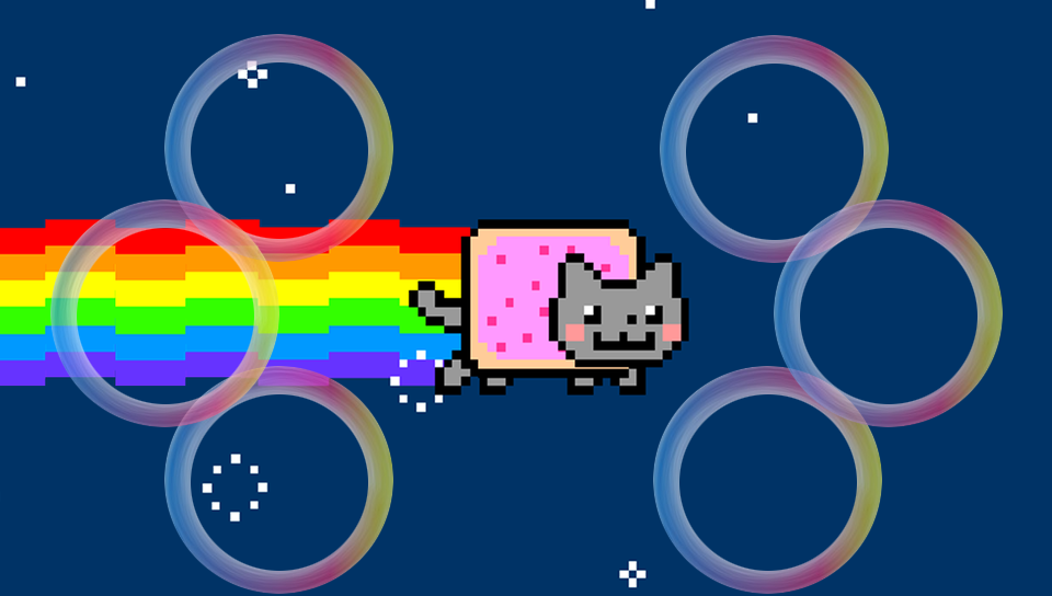 Nyan Cat featuring Cartoon, Other, With Buttons, nyan cat - Perfect PS Vita Wallpaper