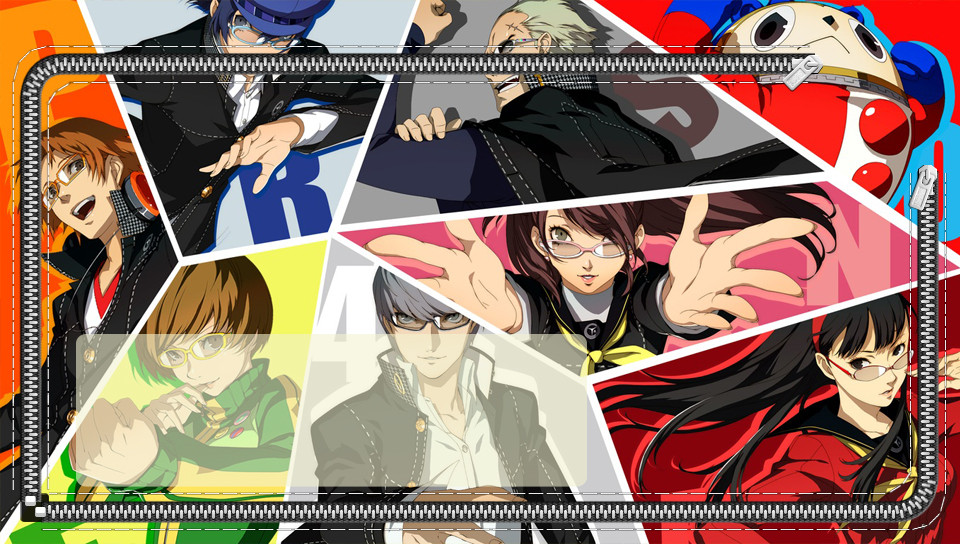 Persona 4 featuring Game / Gaming, Lockscreen, junpei, ngp - Perfect PS Vita Wallpaper