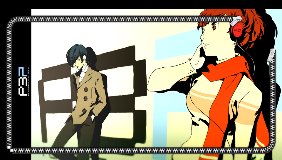 persona featuring Game / Gaming, Lockscreen, junpei, ngp - Perfect PS Vita Wallpaper