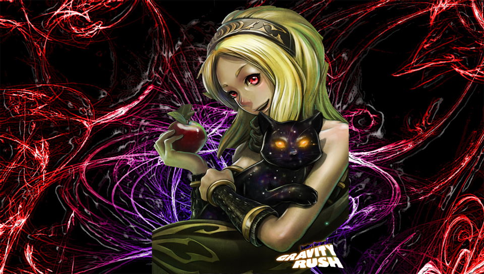 PSVITA|Gravity Daze/Rush - Power of Endless featuring Abstract / Arts, Anime, Babes, Cartoon, Game / Gaming, Nature, Other, #gravityrush, Animegirl, Buttons, Daft Punk, Daze, gravity, kat'scat, rush, unit13 - Perfect PS Vita Wallpaper