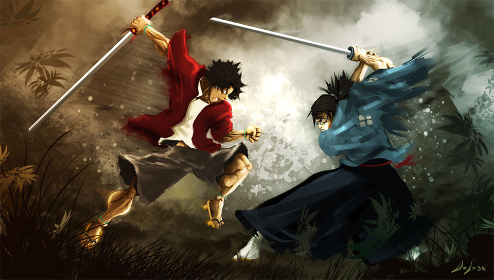 Samurai Champloo featuring Anime, Castlevania LordsOfShadow2 Prince Of Darkness, DMC3 Vergil, DMC4 Nero, phatasy, watch dogs - Perfect PS Vita Wallpaper