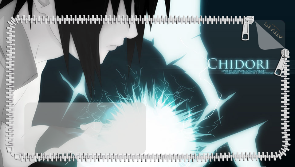 sasuke chidori featuring Anime, Lockscreen, naruto - Perfect PS Vita Wallpaper