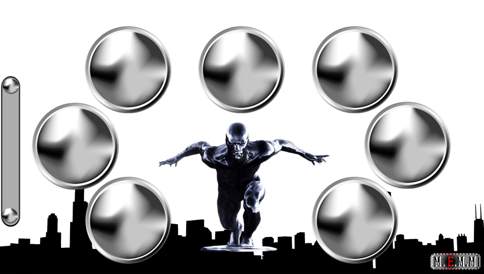 Silver Surfer 2 featuring Movies, With Buttons, edy - Perfect PS Vita Wallpaper