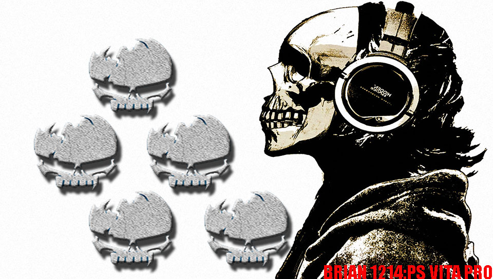 Skull theme featuring Abstract / Arts, creado por brian create for brian - Perfect PS Vita Wallpaper