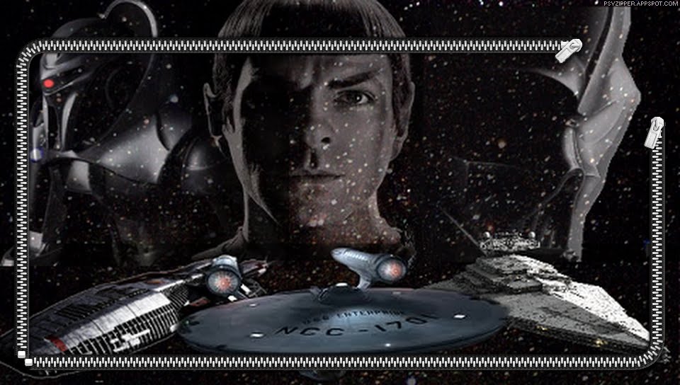 Star Trek / Star Wars / BSG featuring Lockscreen, Movies, Technology, GOD - Perfect PS Vita Wallpaper