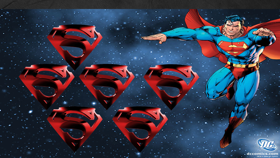 Superman featuring Cartoon, With Buttons, Dexus, superman - Perfect PS Vita Wallpaper