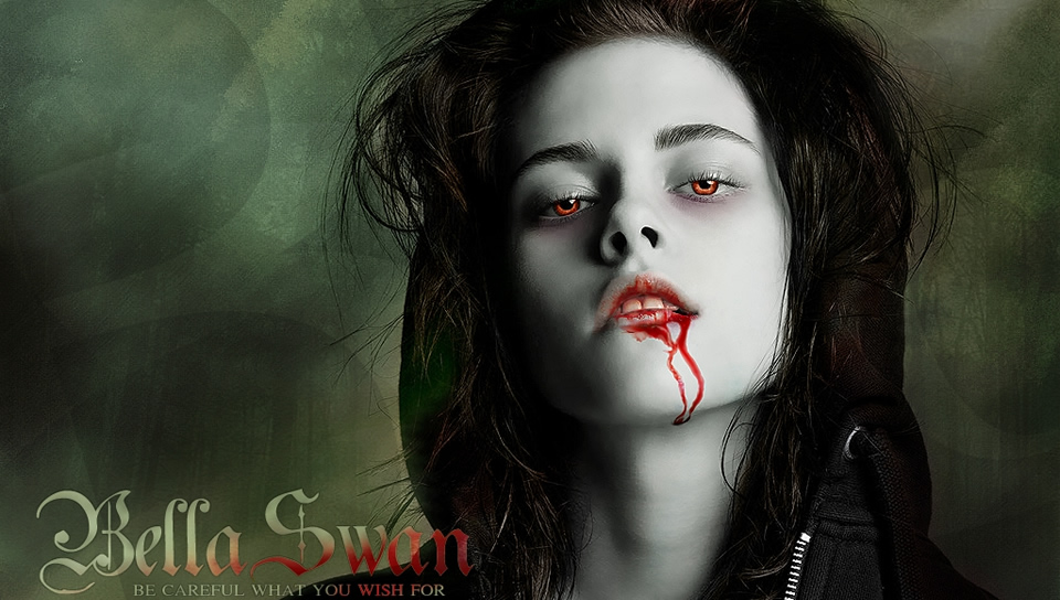 Twilight Saga Bella Vampire featuring Celebrities, Movies, vocaloid - Perfect PS Vita Wallpaper