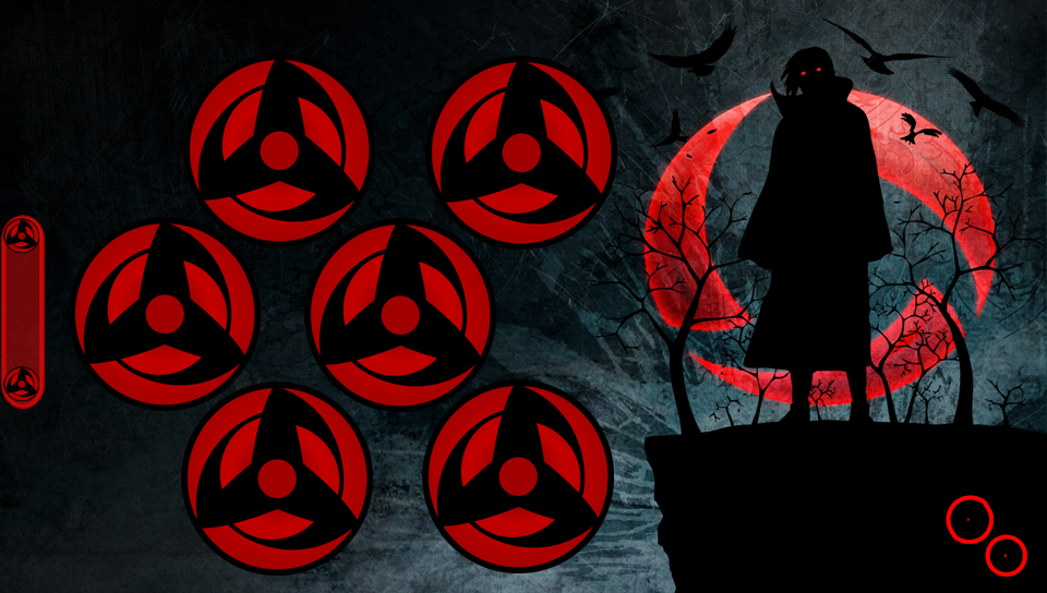 Uchiha Itachi 2 featuring Anime, With Buttons, edy - Perfect PS Vita Wallpaper