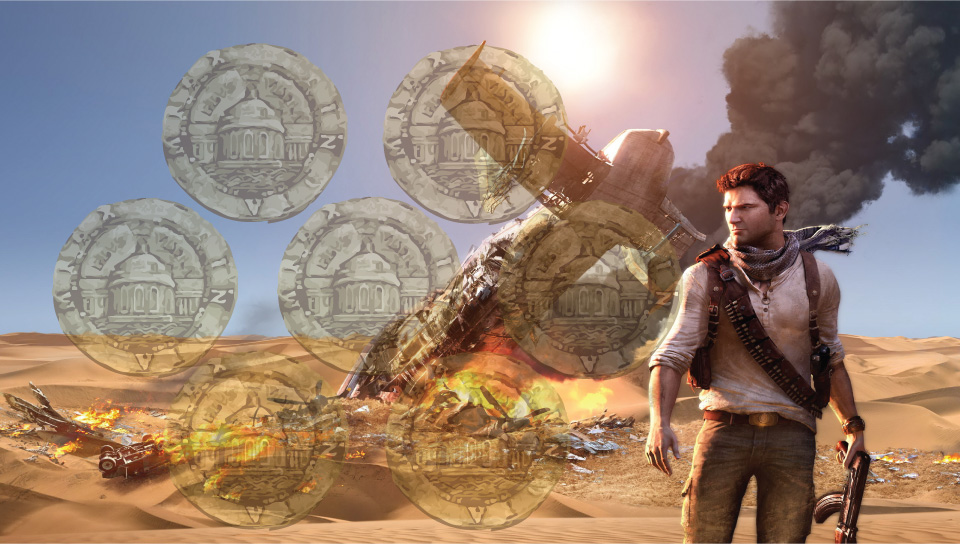 Uncharted 3 PsVita featuring Game / Gaming, With Buttons, avengers, Dexus, uncharted - Perfect PS Vita Wallpaper