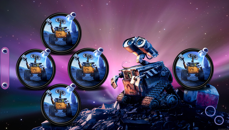 Wall e limited featuring Movies, With Buttons - Perfect PS Vita Wallpaper