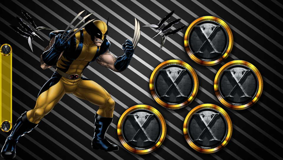 Wolverine 2 featuring Anime, With Buttons - Perfect PS Vita Wallpaper