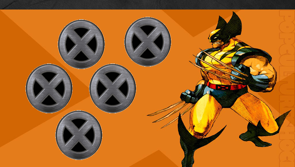 Wolverine featuring Cartoon, With Buttons - Perfect PS Vita Wallpaper