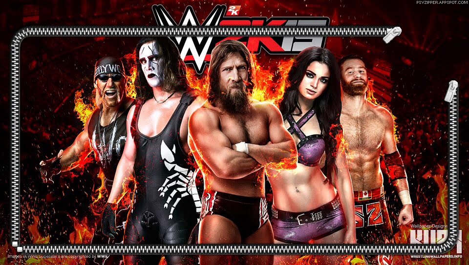 WWE 2k15 Theme featuring Celebrities, Game / Gaming, Lockscreen, Sports, Vegeta - Perfect PS Vita Wallpaper