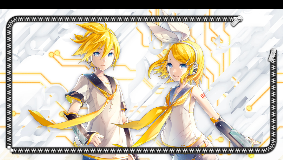 Xperia feat Hatsune MIku Rin Len Lockscreen featuring Abstract / Arts, Anime, Game / Gaming, Lockscreen, Music, Technology, Akita, BRB FBI, Dalian, Kuju, Neru, spongebob - Perfect PS Vita Wallpaper