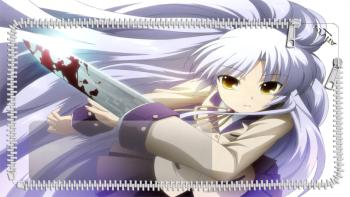 Angel Beats! Kanade 2 featuring Anime, Lockscreen, kato steampunk babe alovelydoll, kurohime - Perfect PS Vita Wallpaper