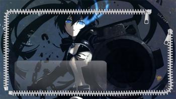 Black Rock Shooter 2 Lockscreen featuring Anime, Lockscreen, black, Other, shooter - Perfect PS Vita Wallpaper