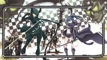 black rock shooter 3 zip featuring Anime, Babes, Lockscreen, tags1 - Perfect PS Vita Wallpaper