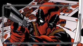 deadpool featuring Cartoon, Game / Gaming, Lockscreen, captain america, comic, marvel - Perfect PS Vita Wallpaper