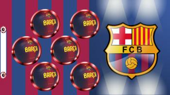 FC Barcelona featuring Sports, With Buttons - Perfect PS Vita Wallpaper
