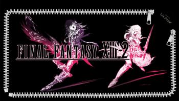 Final Fantasy Xlll-2 Logo featuring Game / Gaming, Lockscreen - Perfect PS Vita Wallpaper