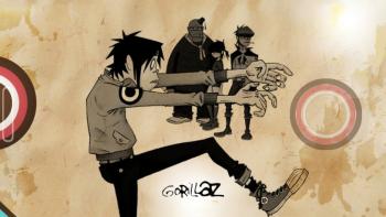 Gorillaz Wallpaper featuring Cartoon, Music, With Buttons, angry, archer - Perfect PS Vita Wallpaper