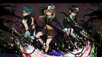 Grim Soldiers featuring Anime, With Buttons, death, moutains - Perfect PS Vita Wallpaper