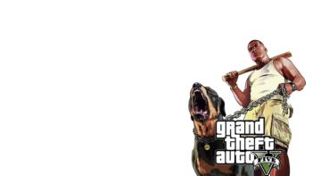 GTA 5 Franklin &amp; Chop Transparent featuring Game / Gaming, PlayStationVita - Perfect PS Vita Wallpaper