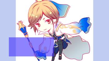 Guo Jia chibi featuring Game / Gaming, Lockscreen, Male Celebrity - Perfect PS Vita Wallpaper