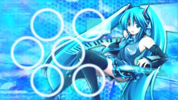 Hatsune Miku featuring Anime, Technology, hatsune miku - Perfect PS Vita Wallpaper