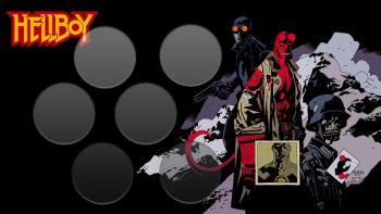 Hellboy featuring Abstract / Arts, Anime, Cartoon, Game / Gaming, Movies, Other, With Buttons, dagon, Fantasy Girl Heart Art, iron man - Perfect PS Vita Wallpaper