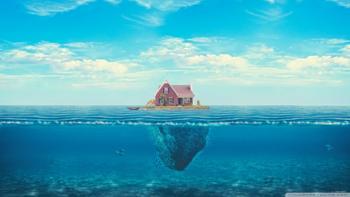 House On The Ocean featuring Abstract / Arts, Passerines - Perfect PS Vita Wallpaper