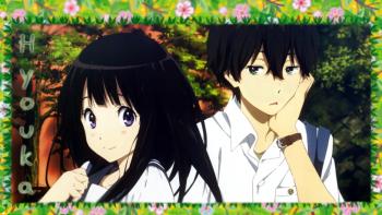 Hyouka featuring Anime, Lockscreen, Mickey - Perfect PS Vita Wallpaper