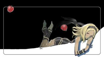 Kat Gravity Rush featuring Game / Gaming, Lockscreen, Buttons, gravity rush, ngp - Perfect PS Vita Wallpaper