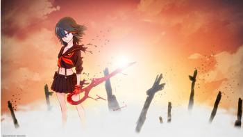 Kill la Kill Ryuko Sunlight featuring Anime, Lockscreen, Official, Shigeki no Kyojin, Xperia - Perfect PS Vita Wallpaper