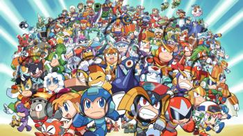 megaman zip featuring Anime, Cartoon, Game / Gaming, With Buttons, girls - Perfect PS Vita Wallpaper