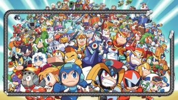 megaman zip featuring Anime, Cartoon, Game / Gaming, Lockscreen, girls - Perfect PS Vita Wallpaper