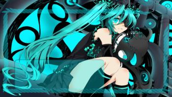 Miku Hatsune featuring Anime, Lockscreen - Perfect PS Vita Wallpaper