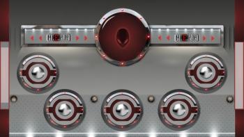 Red Alienware featuring Abstract / Arts, With Buttons - Perfect PS Vita Wallpaper