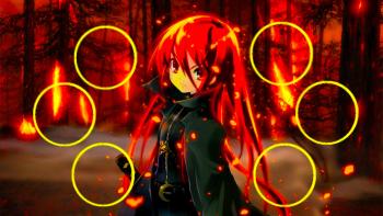 Shakugan no Shana featuring Anime, With Buttons, Pleinair - Perfect PS Vita Wallpaper