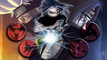 Sharingan featuring Anime, With Buttons, naruto, sharingan - Perfect PS Vita Wallpaper