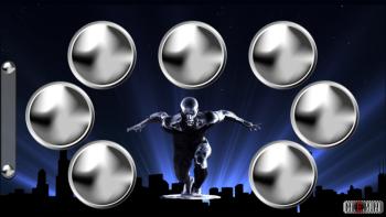Silver Surfer featuring Cartoon, Movies, With Buttons - Perfect PS Vita Wallpaper