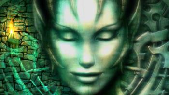 Slumbering mounted goddess featuring Abstract / Arts, walll - Perfect PS Vita Wallpaper