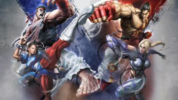 tekken x street fighters featuring Game / Gaming, With Buttons, drawing - Perfect PS Vita Wallpaper