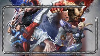 tekken x street fighters zip featuring Game / Gaming, Lockscreen, drawing - Perfect PS Vita Wallpaper