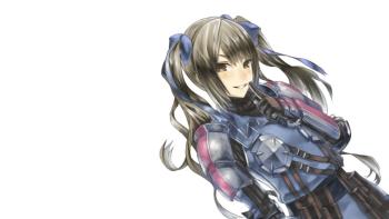 Valkyria Chronicles - Edy featuring Cartoon, Game / Gaming, 495, blue, white - Perfect PS Vita Wallpaper