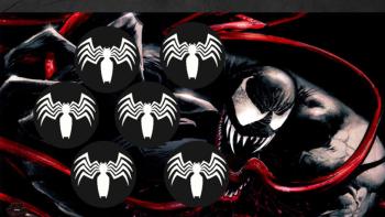 Venom featuring Cartoon, With Buttons, iron man, spiderman, venom - Perfect PS Vita Wallpaper