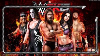 WWE 2k15 Theme featuring Celebrities, Game / Gaming, Lockscreen, Sports, Vegeta - Perfect PS Vita Wallpaper