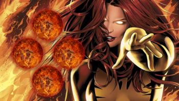 X-Men Phoenix featuring Abstract / Arts, Cartoon, comic, x-men - Perfect PS Vita Wallpaper