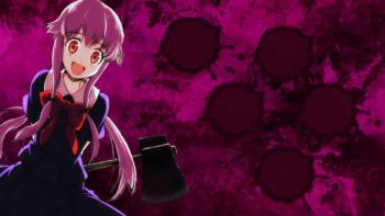 yuno-mirai nikki featuring Anime, With Buttons, demon's - Perfect PS Vita Wallpaper