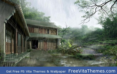 Asian temple PS Vita Wallpaper